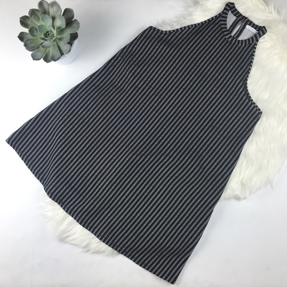 Zara Trafaluc Patterned Halter Neck A Line Dress